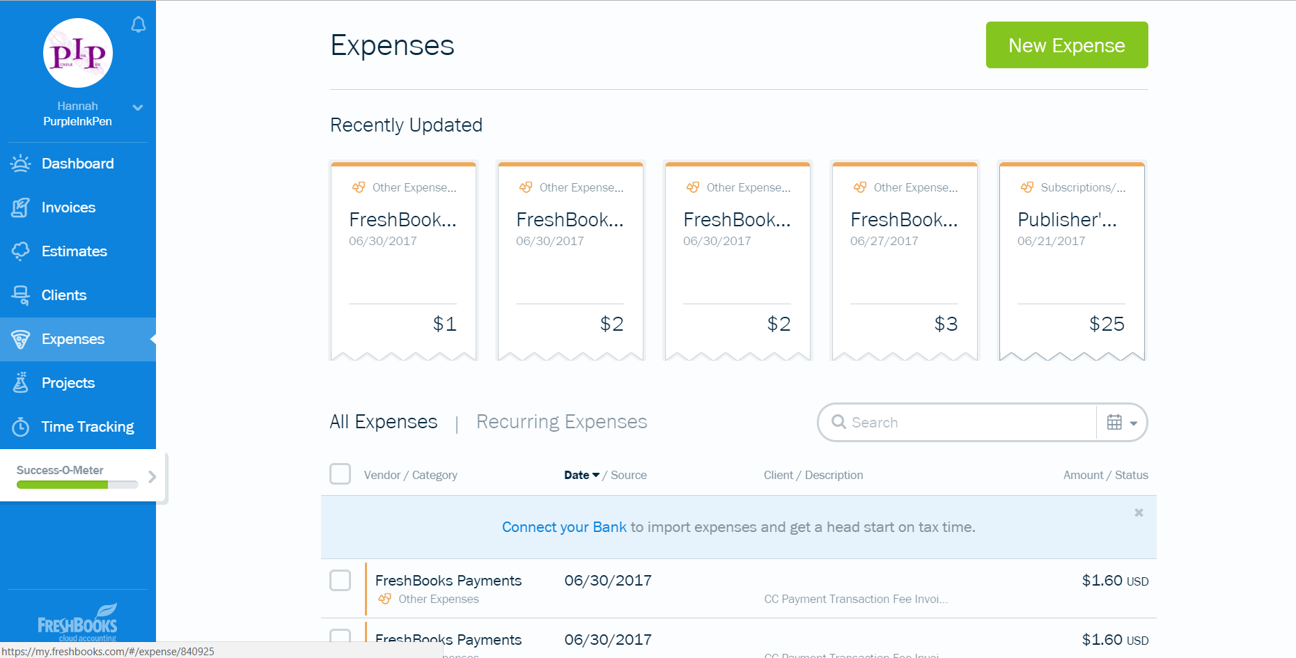 FreshBooks Invoicing